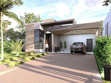 Casa t�rrea no Condom�nio Quinta dos Ventos